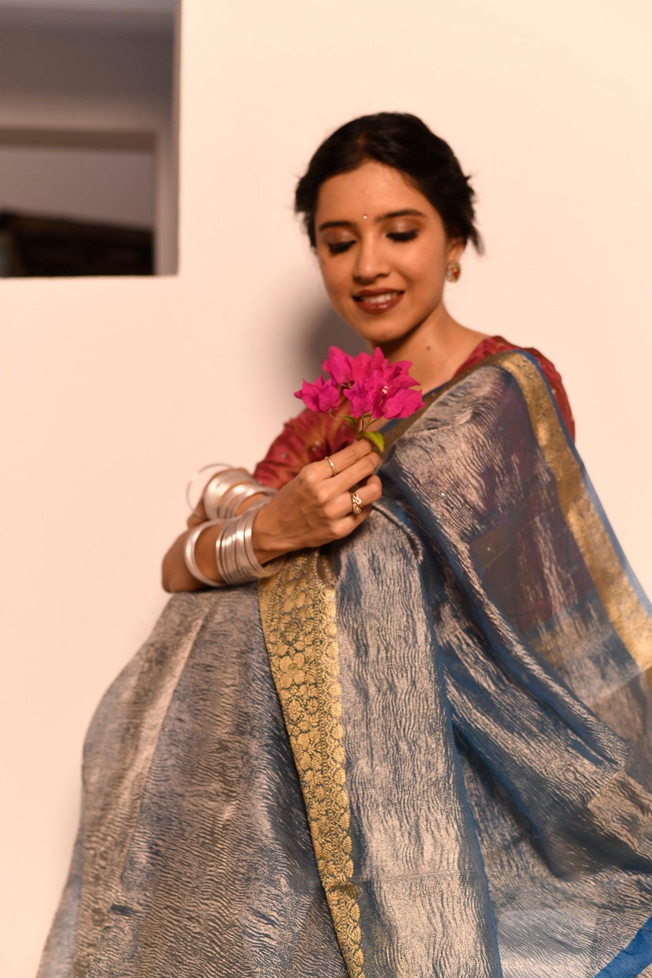 Banarasi Crush Tissue
