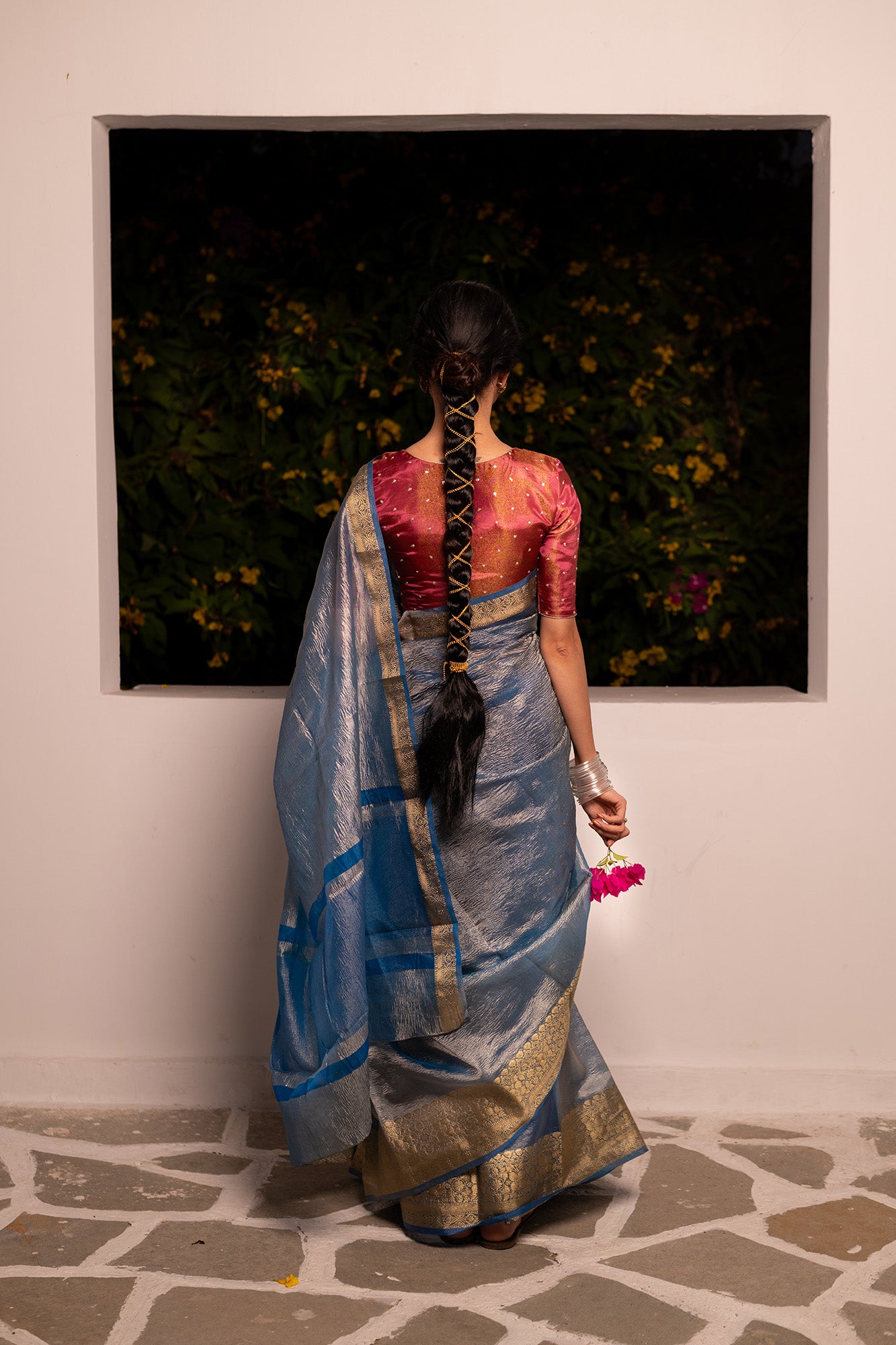 Banarasi Crush Tissue
