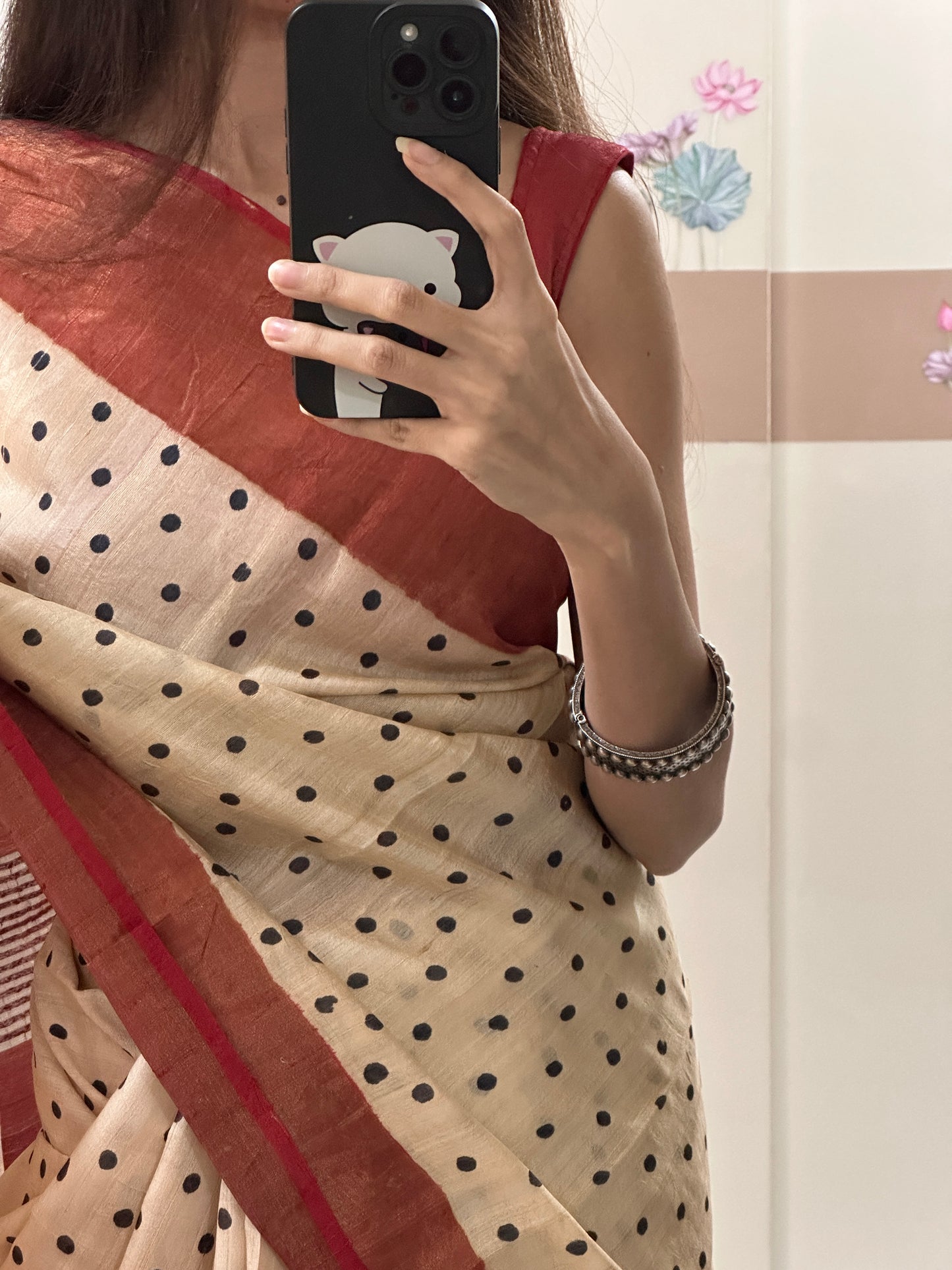 Polka Dot - Tussar